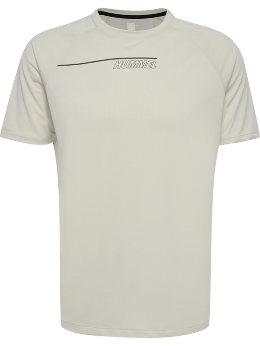 hmlCOURT LIGHT WEIGHT T-SHIRT, LIGHT GREY hmlCOURT LIGHT WEIGHT T-SHIRT, LIGHT GREY, packshot