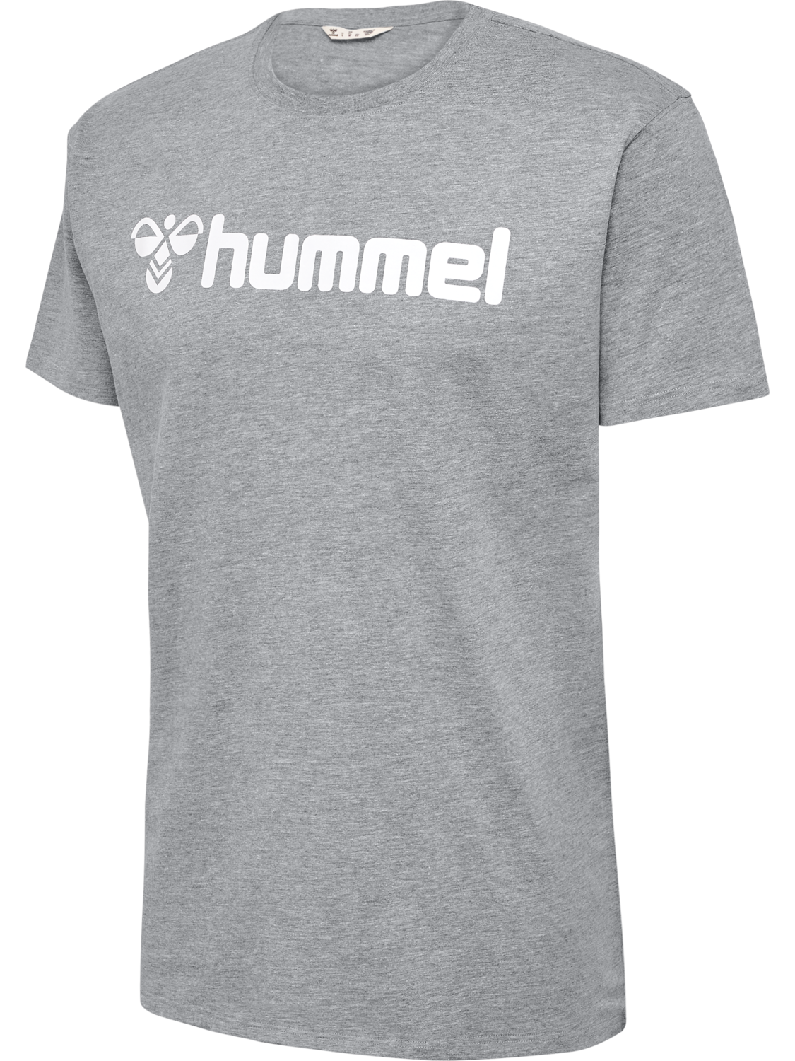 hmlGO 2.0 LOGO T-SHIRT S/S, GREY MELANGE, packshot