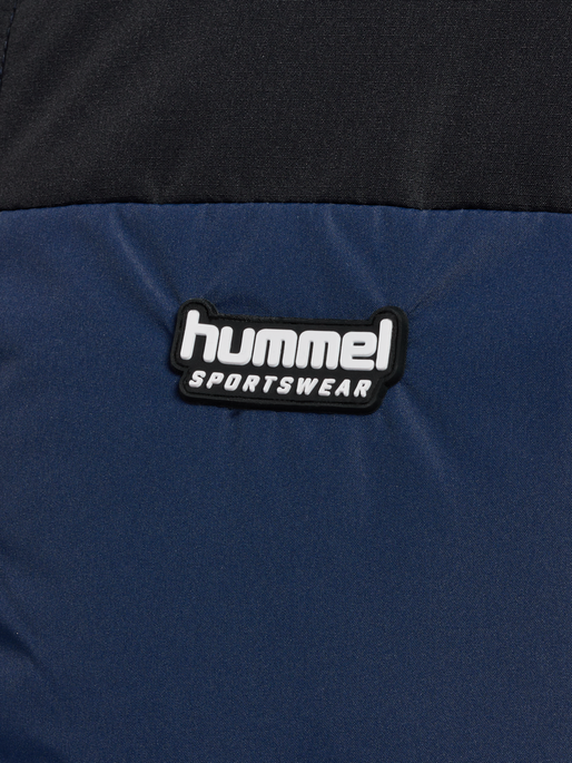 hmlPUFF JACKET SHORT SPORTSWEAR, DRESS BLUES, packshot