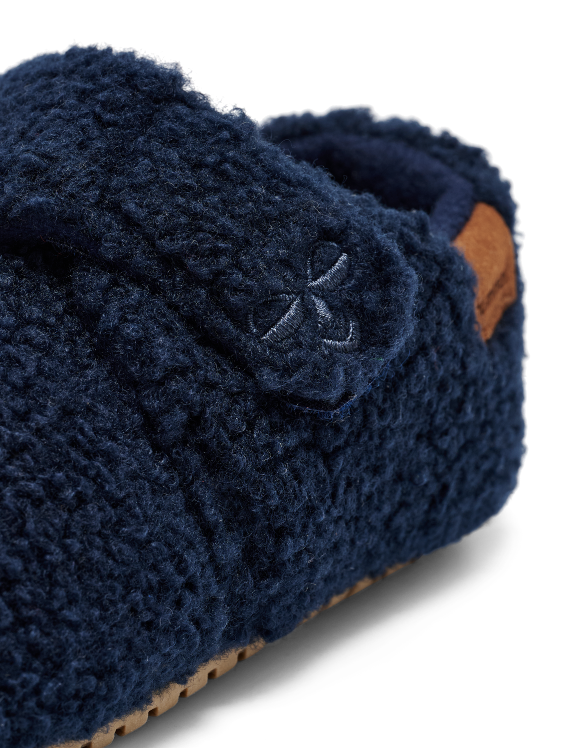 TEDDY SLIPPER INFANT, BLACK IRIS, packshot