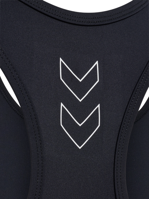 hmlTE FUNDAMENTAL SPORTS BRA, BLACK/WHITE, packshot