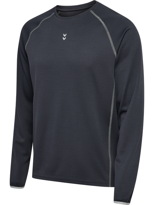 hmlPULSE PERFORMANCE MIDLAYER, EBONY, packshot