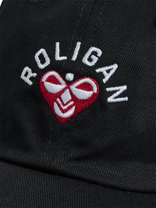 hmlROLIGAN COTTON CAP, BLACK, packshot