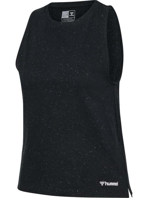 hmlMT ULTRA TOP, BLACK/MULTI COLOUR MELANGE, packshot