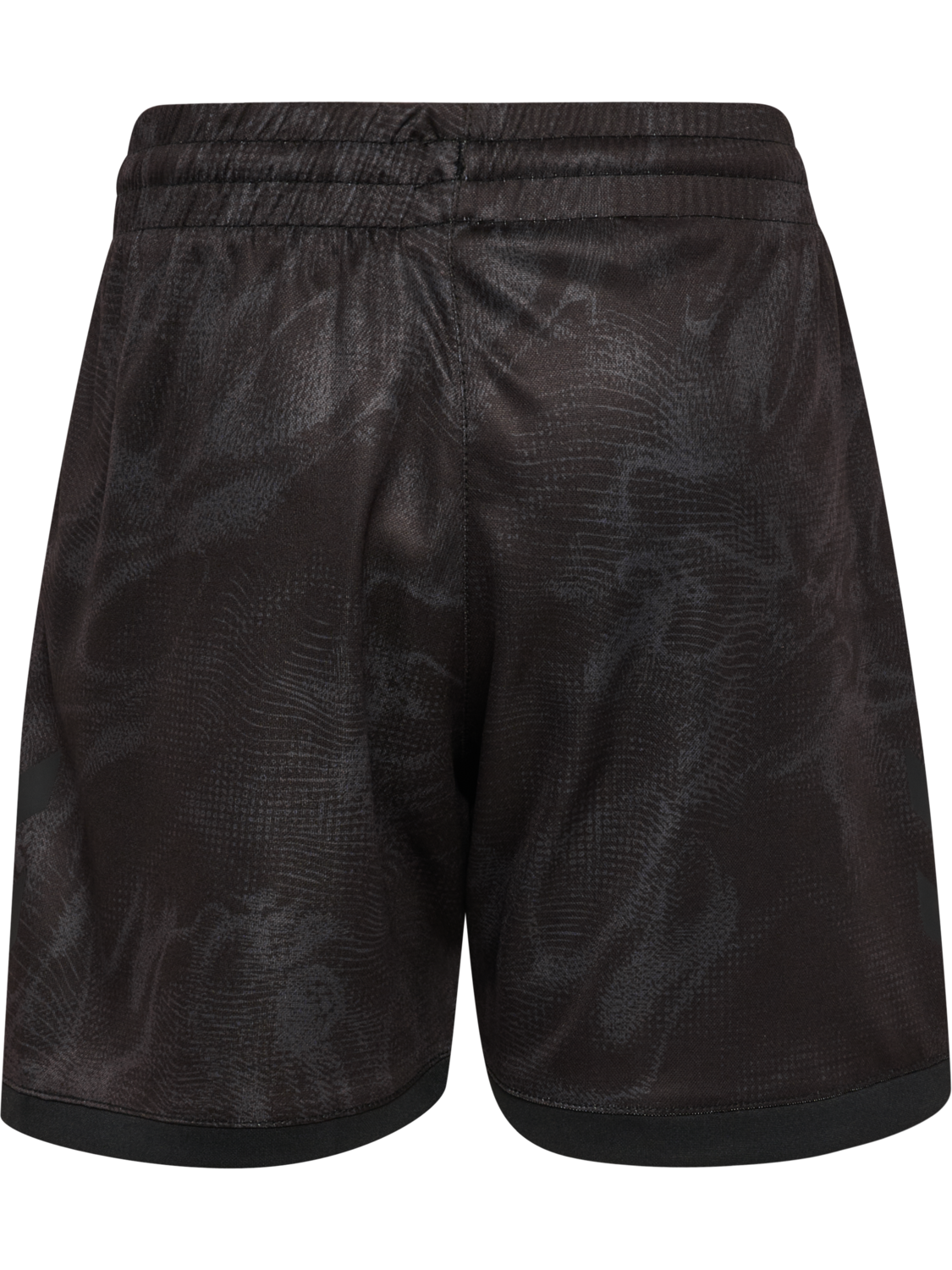 hmlBLAZE CLUB26 GRAPHIC SHORTS KIDS, BLACK/ASPHALT, packshot