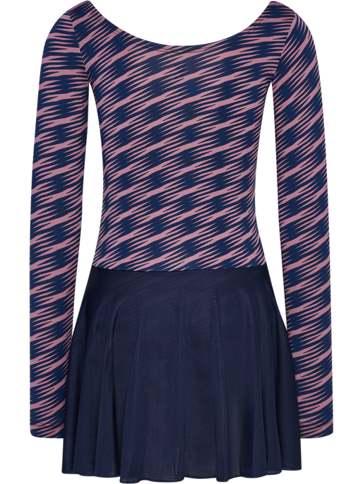 hmlJR MIX GYMSUIT L/S, WISTFUL MAUVE, packshot