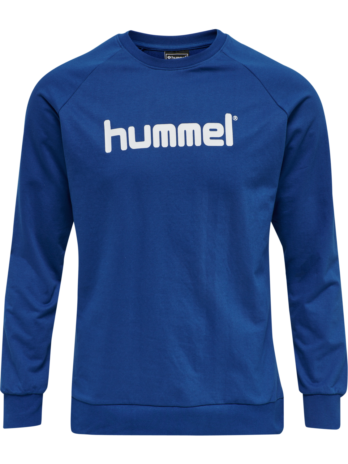 HMLGO COTTON LOGO SWEATSHIRT WOMAN, TRUE BLUE, packshot