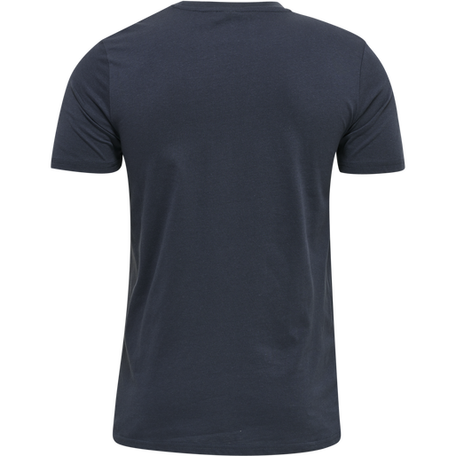 hmlLEGACY 2-PACK T-SHIRT, GREY MELANGE/BLUE NIGHTS hmlLEGACY 2-PACK T-SHIRT, GREY MELANGE/BLUE NIGHTS, packshot