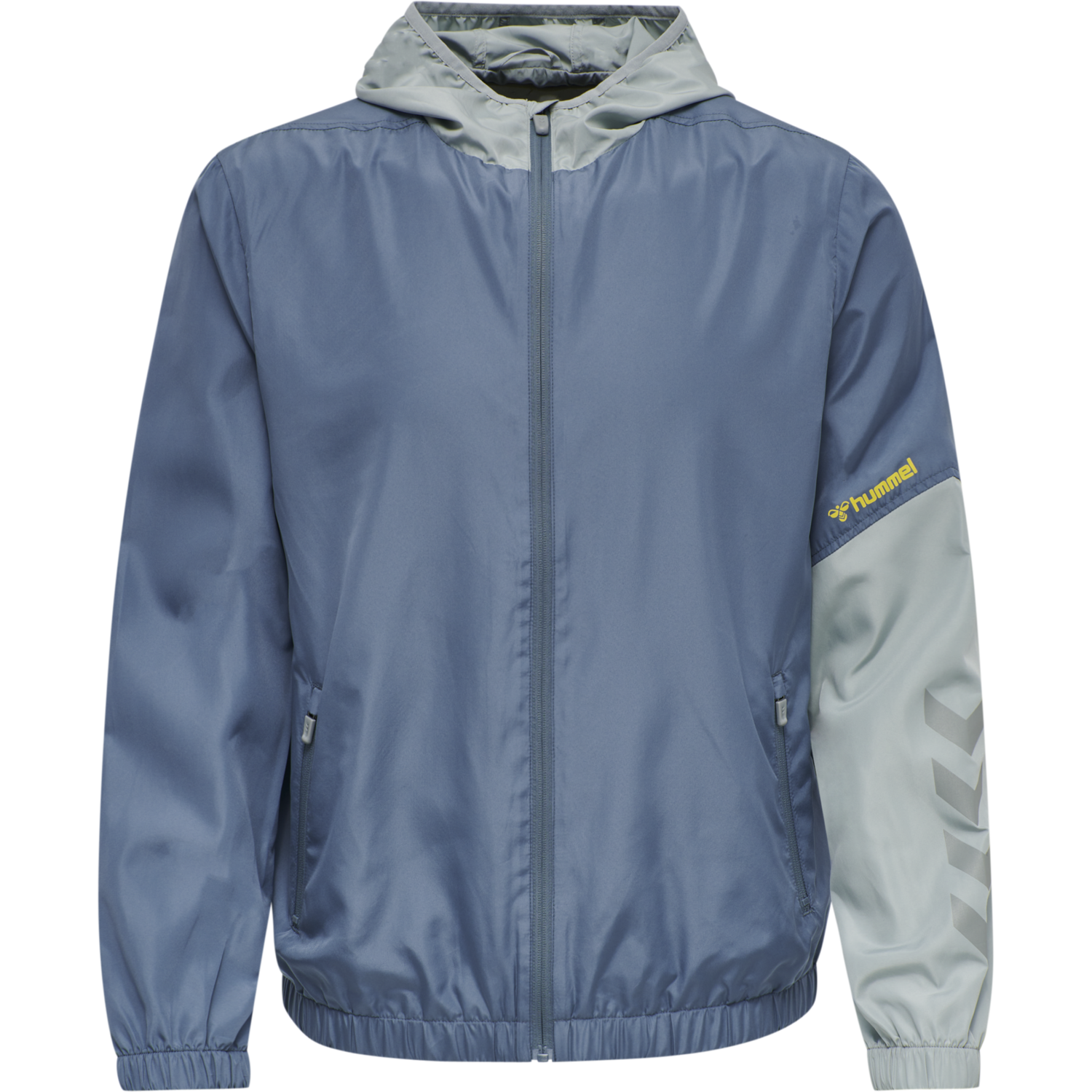 hmlSULLIVAN LOOSE  ZIP HOODIE, CHINA BLUE, packshot