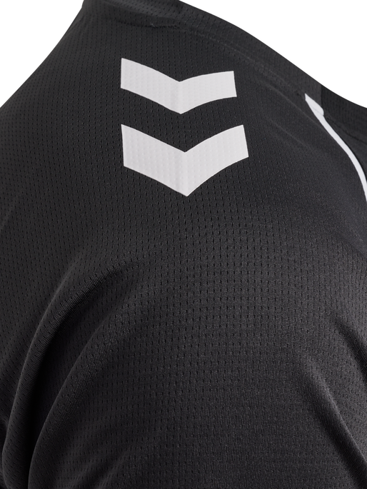 hmlLEAD 2.0 POLO, BLACK/ASPHALT, packshot