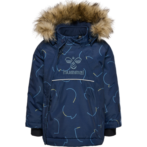 hmlJESSIE TEX JACKET, BLACK IRIS hmlJESSIE TEX JACKET, BLACK IRIS, packshot