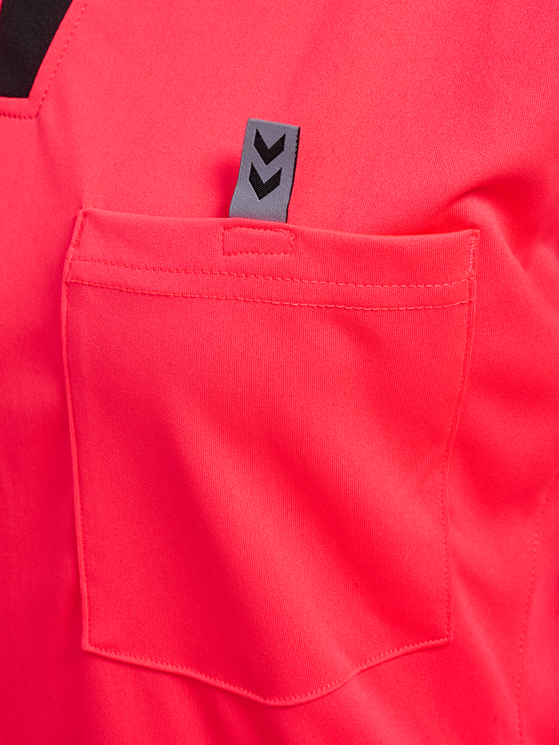 FFHB REFEREE JERSEY S/S WOMAN, DIVA PINK/BLACK, packshot