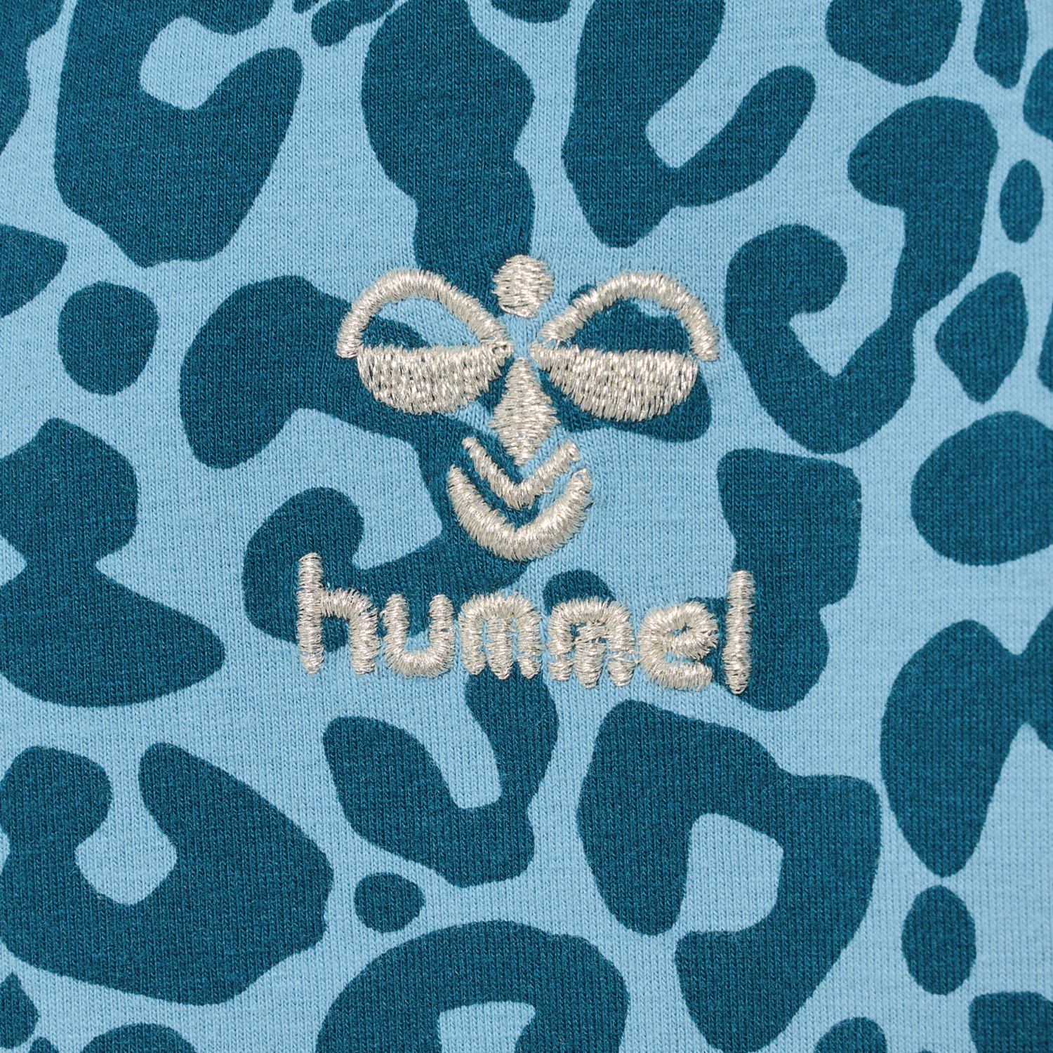 hmlFLOWY AOP T-SHIRT S/S, BLUE CORAL, packshot