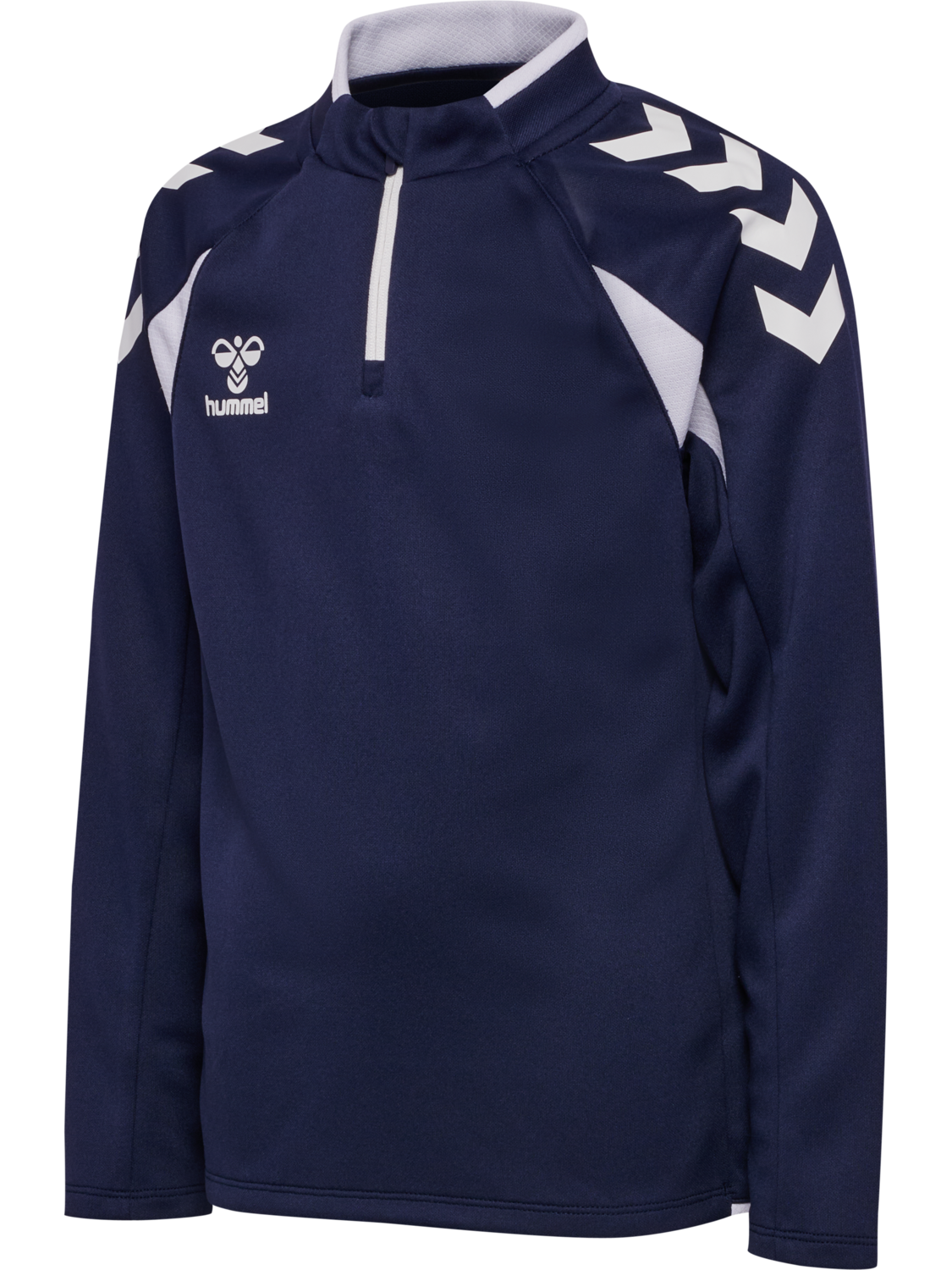 hmlCORE 2.0 HALF ZIP KIDS, MARINE/WHITE, packshot