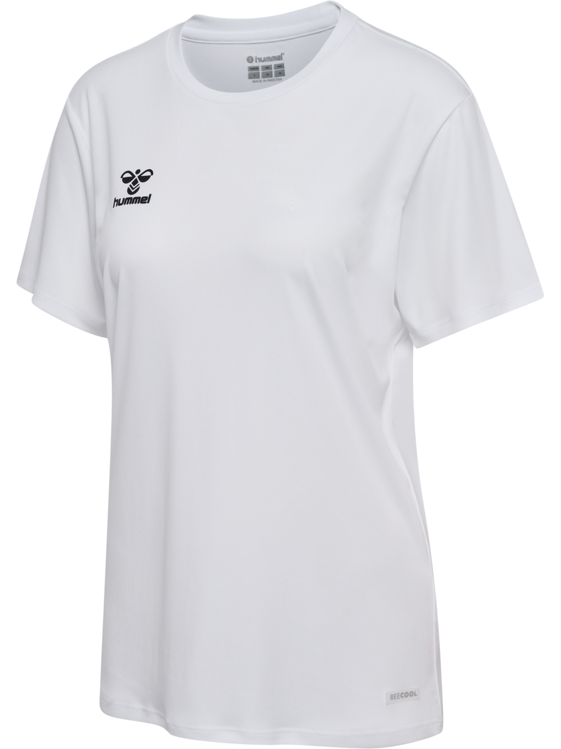 hmlESSENTIAL JERSEY S/S WOMAN, WHITE, packshot