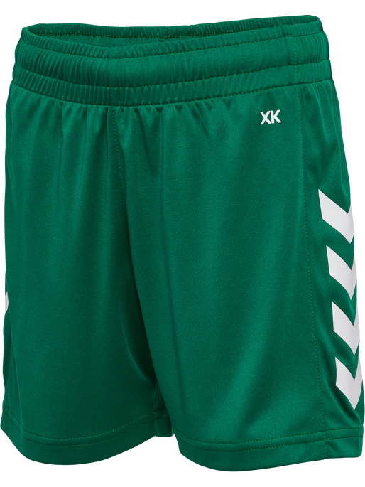 hmlCORE XK POLY SHORTS KIDS, EVERGREEN, packshot
