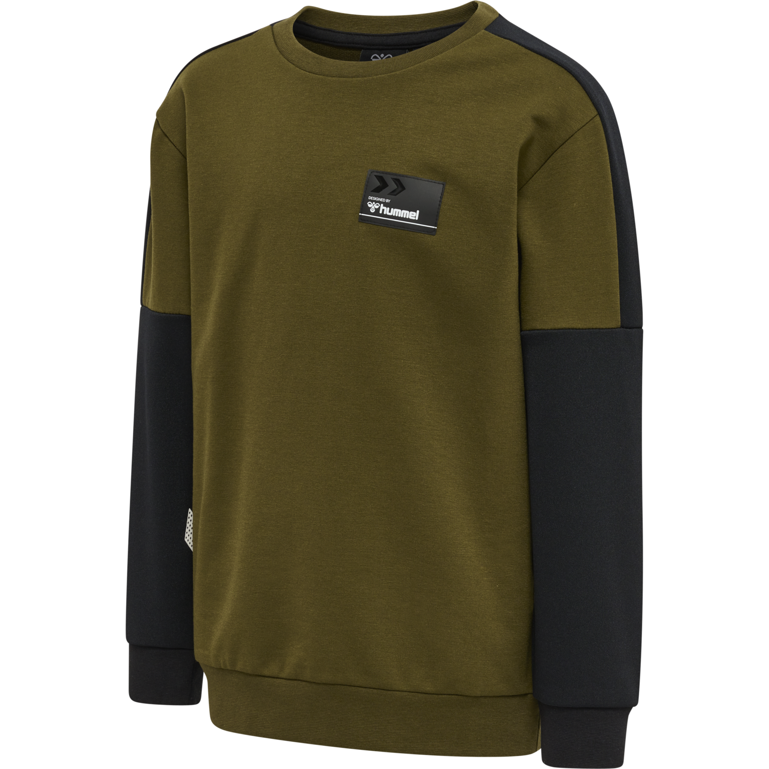hmlEDWARD SWEATSHIRT, DARK OLIVE, packshot