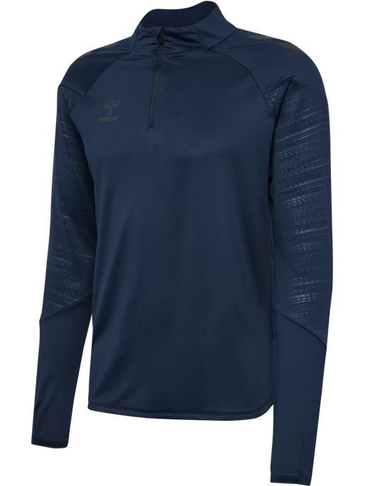 hmlPRO TRAINING HALF ZIP, MARINE, packshot