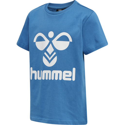 hmlTRES T-SHIRT S/S, VALLARTA BLUE, packshot