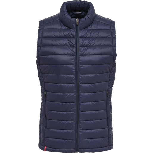 hmlRED QUILTED WAISTCOAT WOMAN, MARINE, packshot