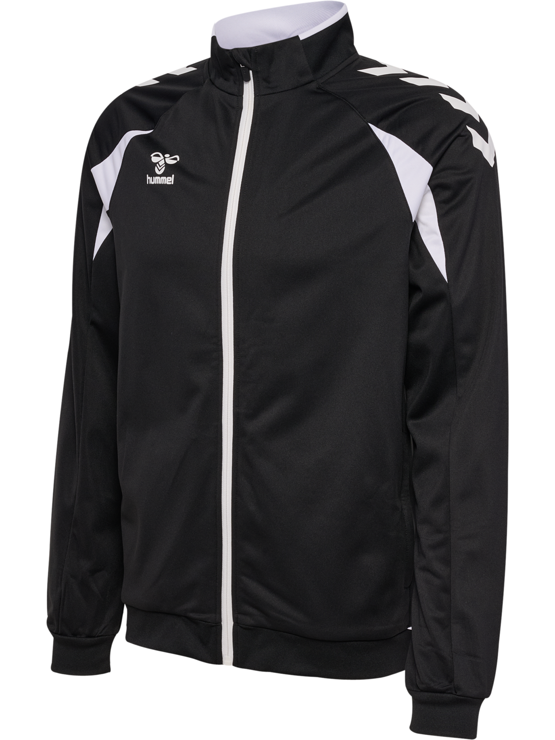 hmlCORE 2.0 TRACK ZIP JACKET, BLACK/WHITE, packshot