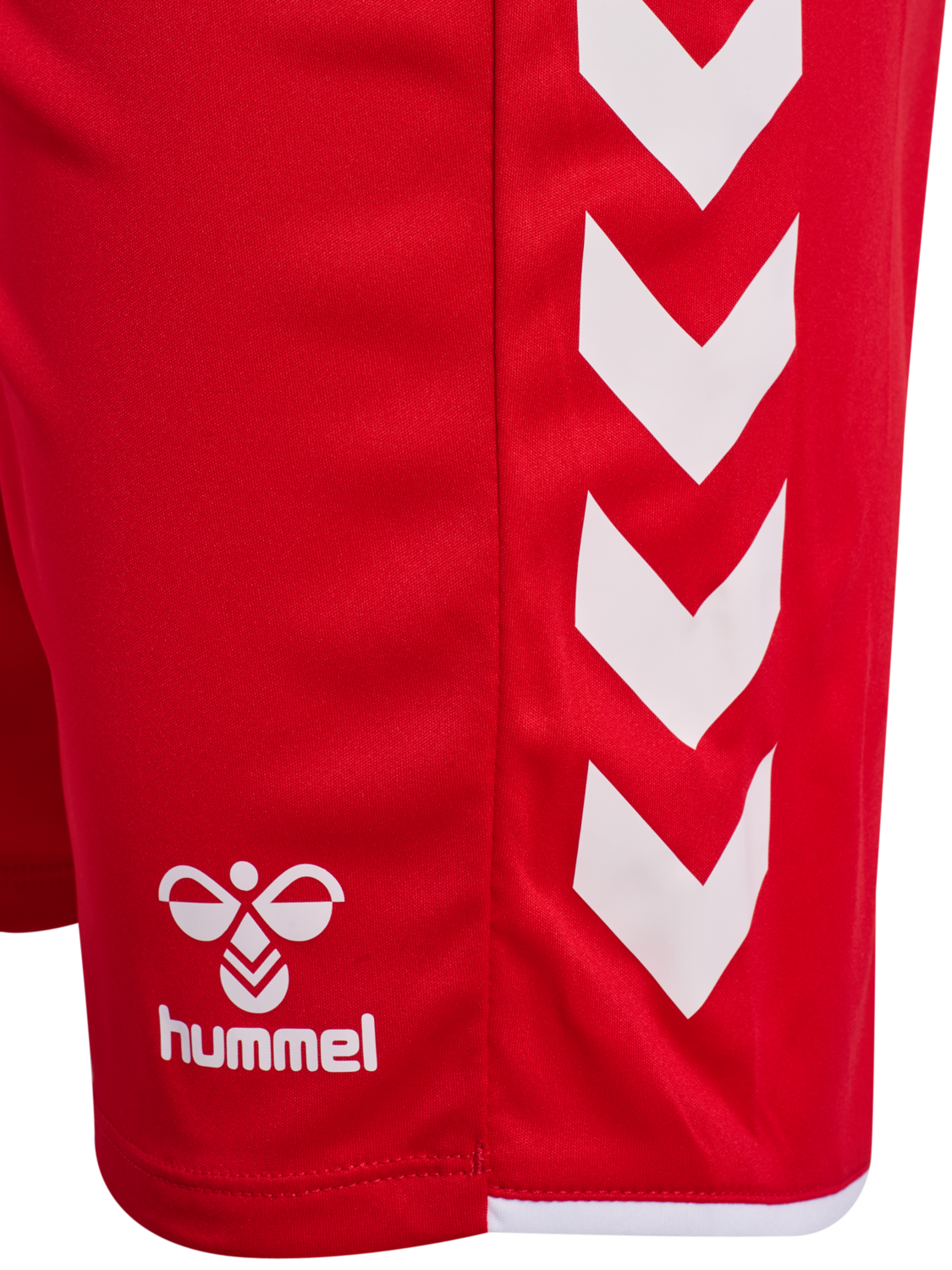 hmlCORE 2.0 SHORTS, TRUE RED/WHITE, packshot