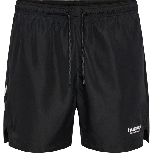 hmlNED SWIM SHORTS, BLACK, packshot