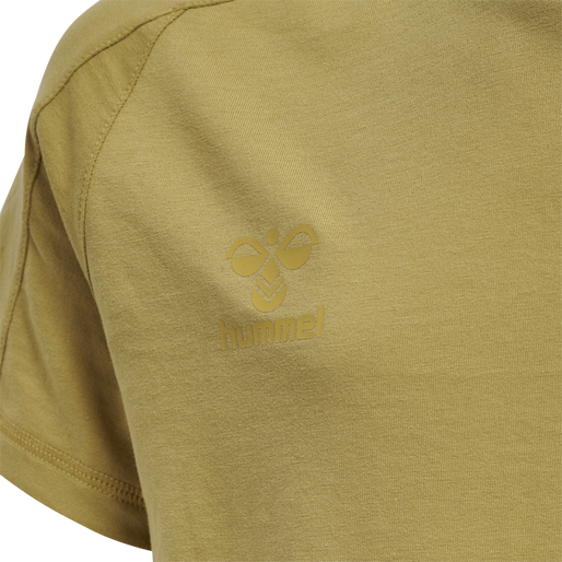 hmlCIMA XK T-SHIRT S/S KIDS, ANTIQUE GOLD hmlCIMA XK T-SHIRT S/S KIDS, ANTIQUE GOLD, packshot
