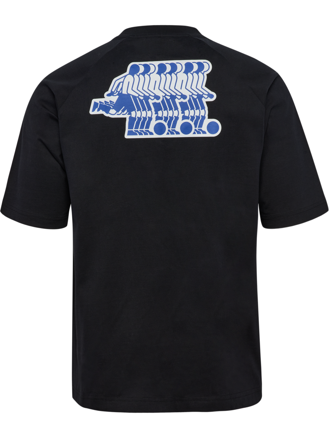 hmlKEEPER GRAPHIC T-SHIRT S/S, BLACK/SURF THE WEB, packshot