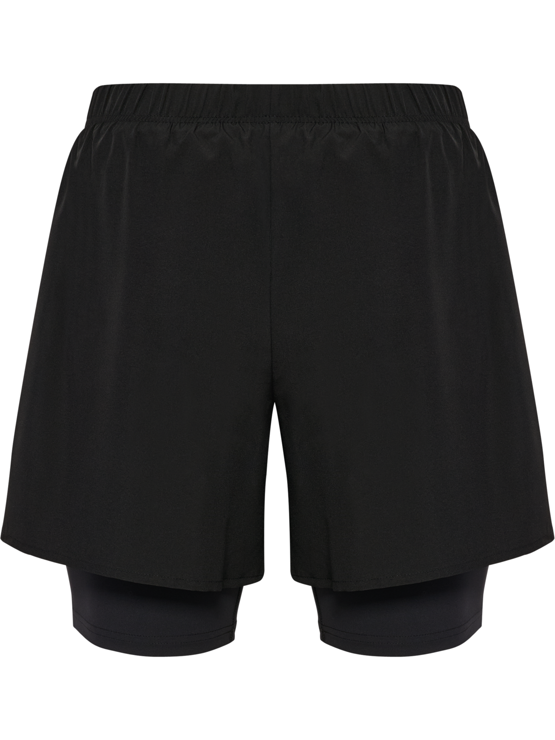 hmlHIIT INTENSITY 2 IN 1 SHORTS, BLACK, packshot