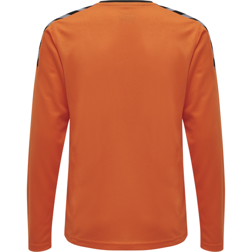 hmlAUTHENTIC KIDS POLY JERSEY L/S, TANGERINE, packshot