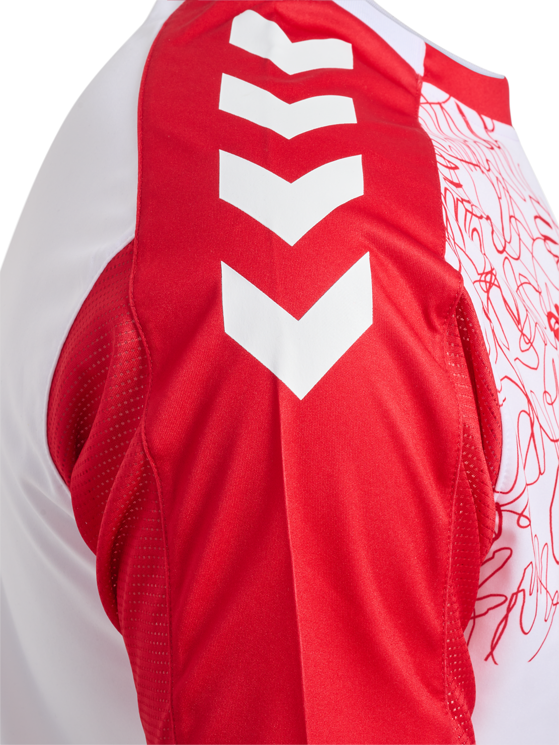 LYKKELIGA 23/24 DK JERSEY S/S, WHITE, packshot