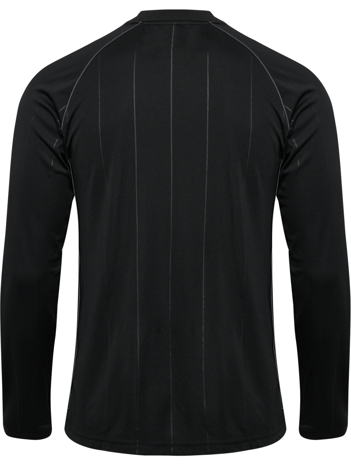 hmlPITCH T-SHIRT L/S, BLACK, packshot