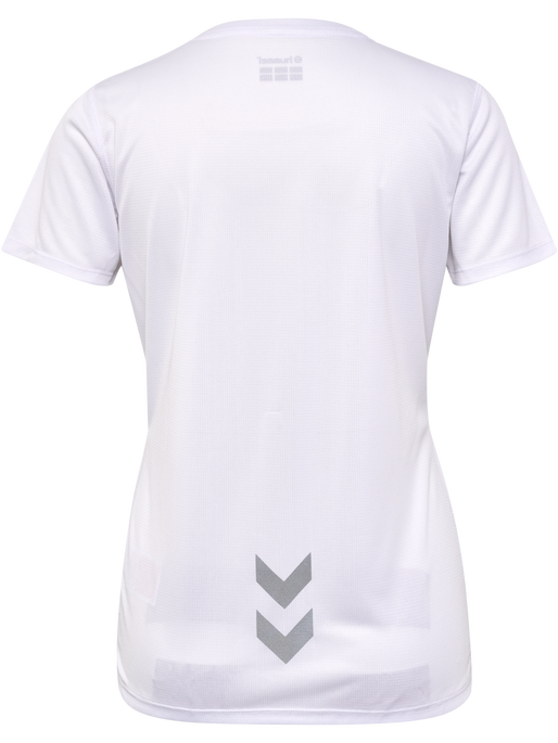 hmlRUN JERSEY S/S WOMAN, WHITE, packshot