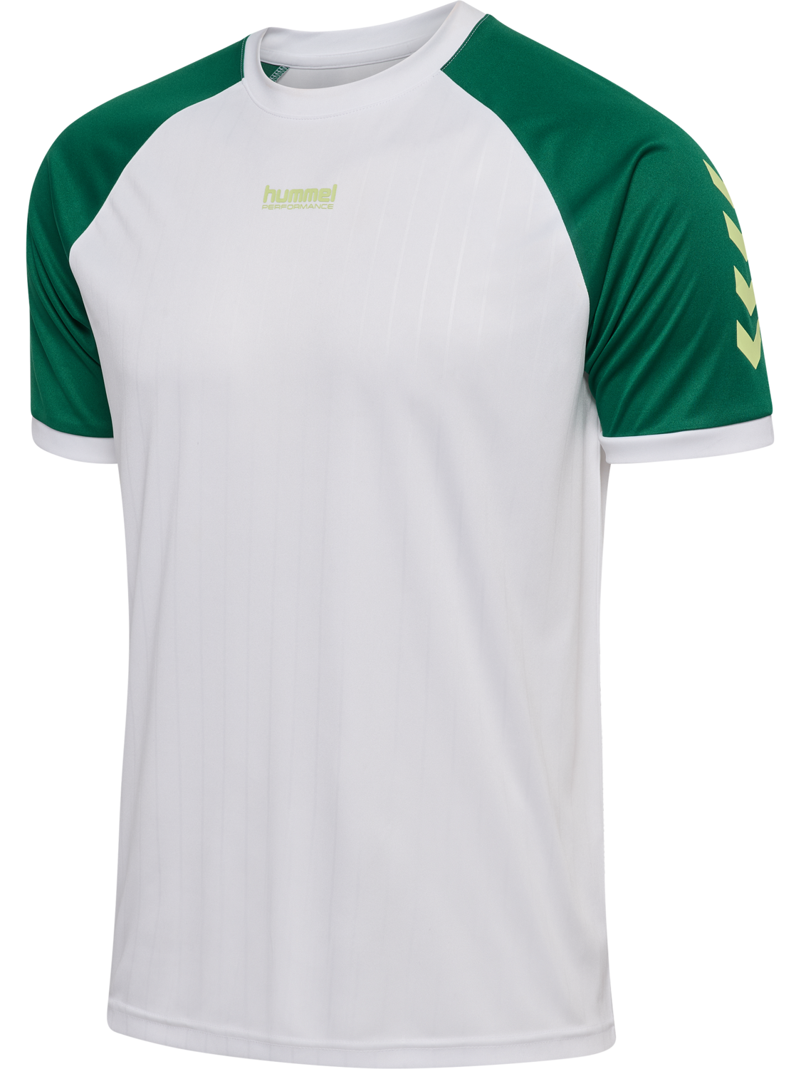 hmlPULSE STRIPE T-SHIRT S/S, VERDANT GREEN, packshot