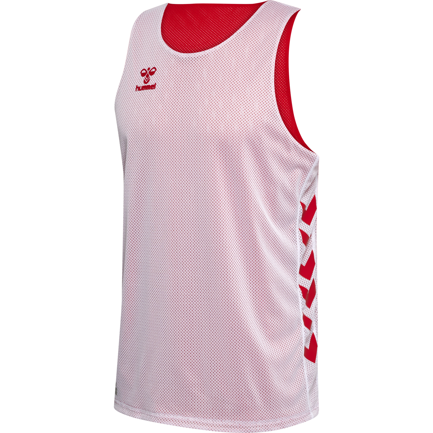 hmlCORE XK REVERSE BASKET JERSEY, TRUE RED/WHITE, packshot