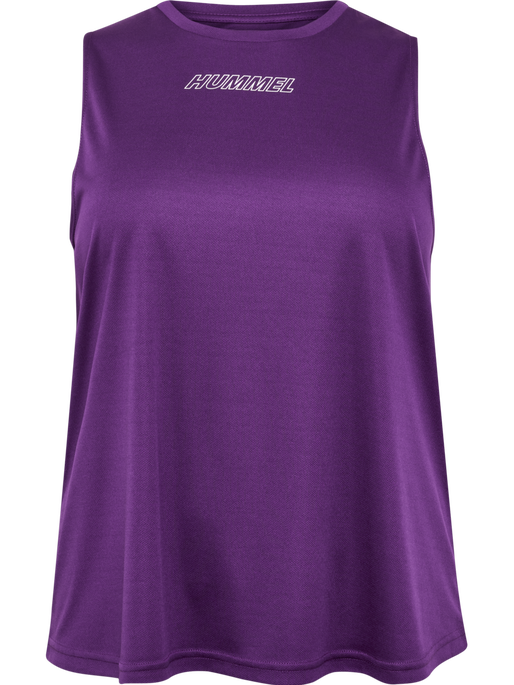 hmlTE CURVY TANKTOP PLUS, IMPERIAL PURPLE, packshot