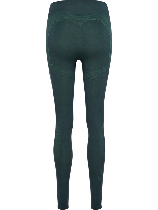hmlMT POWER SEAMLESS MW TIGHTS, GREEN GABLES hmlMT POWER SEAMLESS MW TIGHTS, GREEN GABLES, packshot