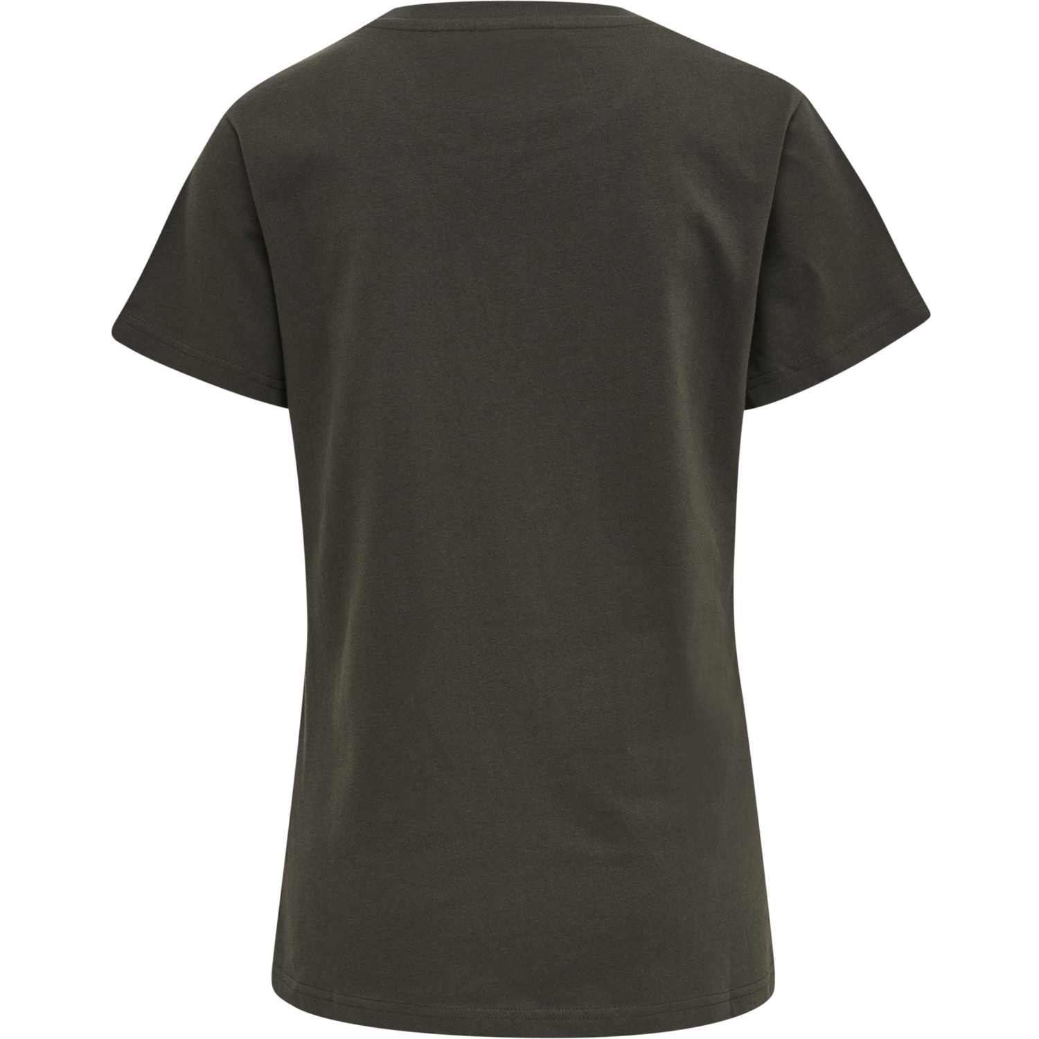 hmlRED BASIC T-SHIRT S/S WOMAN, RAVEN, packshot