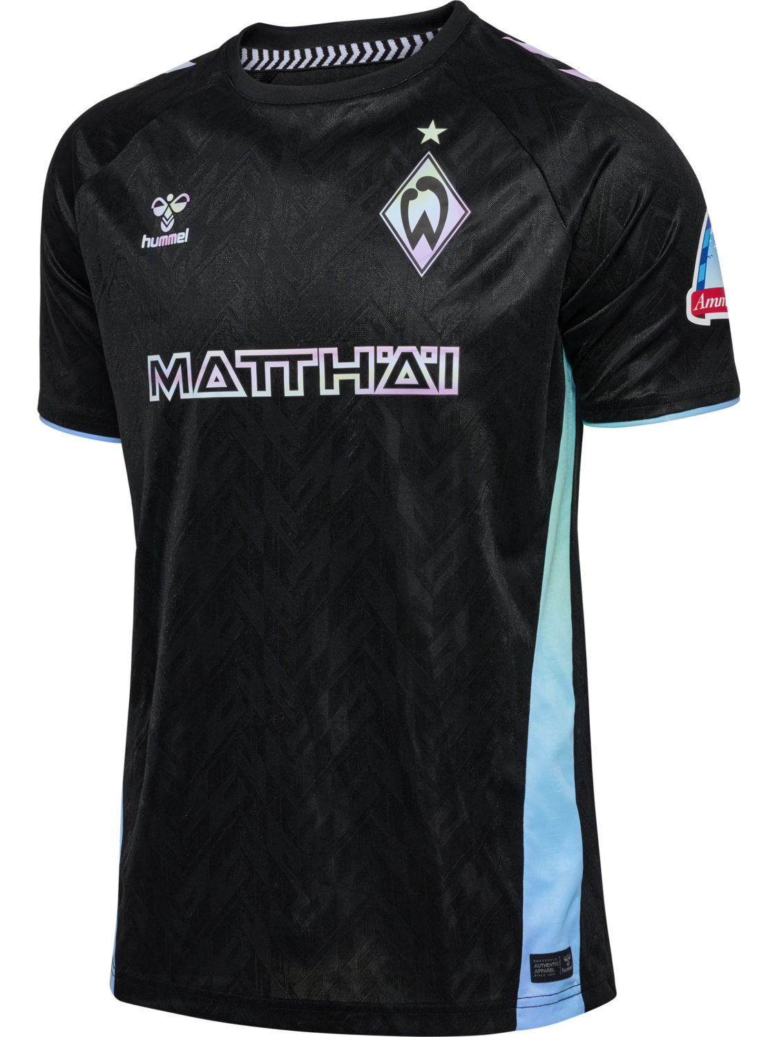 WER 24/25 3RD JERSEY S/S, BLACK, packshot