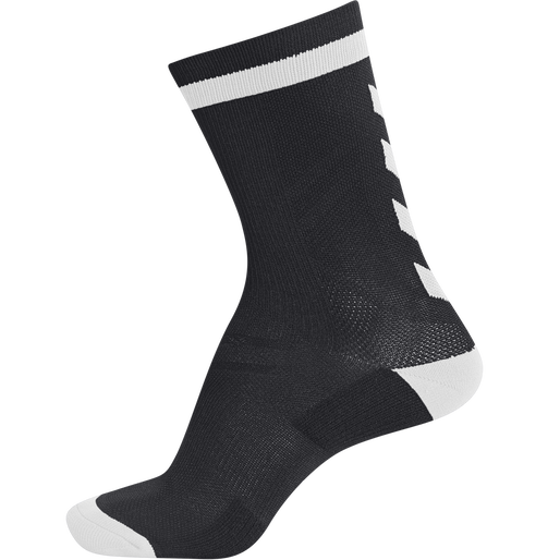 ELITE INDOOR SOCK LOW, BLACK, packshot