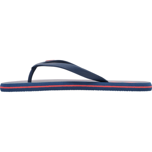 MULTI STRIPE FLIP FLOP, BLACK IRIS/FLAME SCARLET, packshot