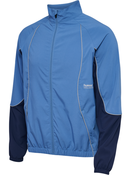 hmlPULSE WOVEN ZIP JACKET, RIVERSIDE, packshot