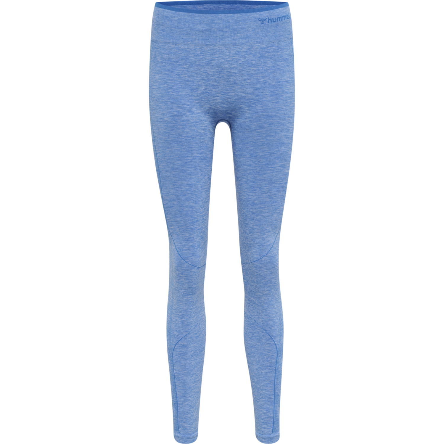 hmlMT UNA SEAMLESS MID WAIST TIGHTS, MARINA MELANGE, packshot