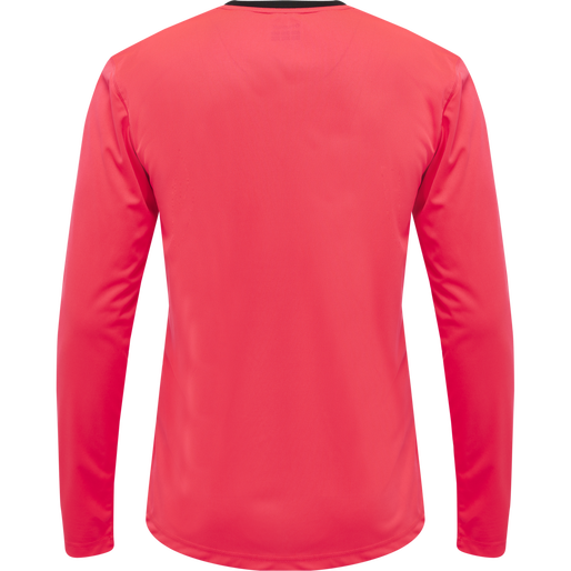 hmlREFEREE CHEVRON JERSEY L/S, DIVA PINK, packshot