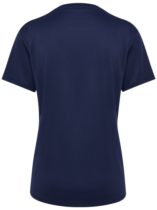 hmlESSENTIAL JERSEY S/S WOMAN, MARINE, packshot