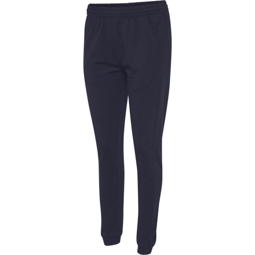 hmlGO COTTON PANT WOMAN, MARINE, packshot
