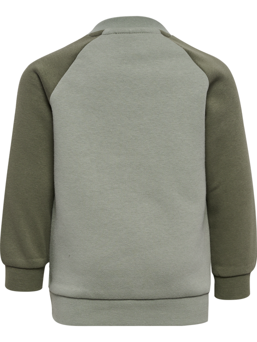 hmlHUMMING CREWSUIT, DUSTY OLIVE, packshot