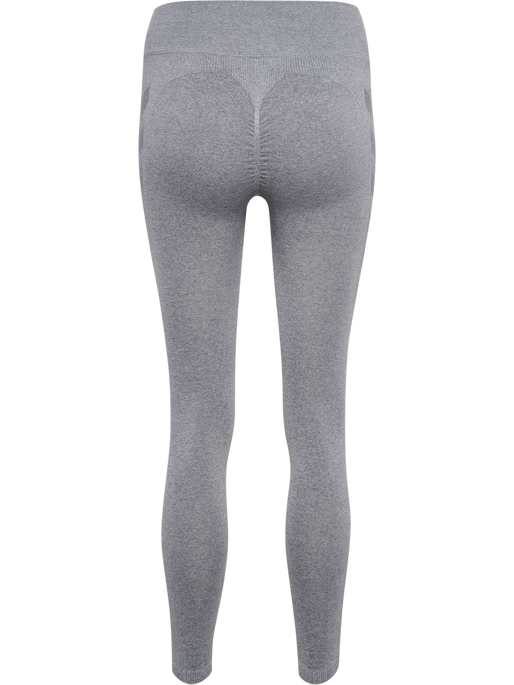 hmlCI SEAMLESS MW SCRUNCH TIGHT, GREY MELANGE, packshot