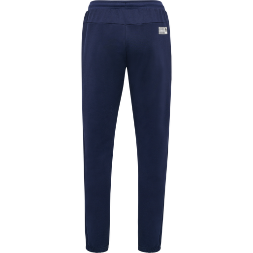 hmlMOVE GRID COTTON PANTS, MARINE, packshot